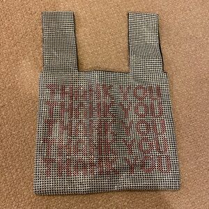 “Thank you” shopping evening bag